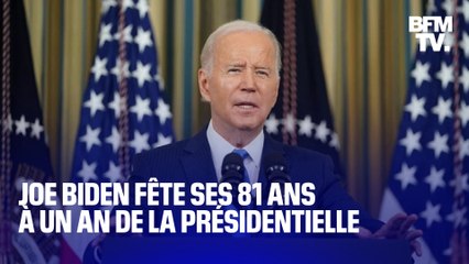 Joe Biden fête ses 81 ans: l'âge du président américain est-il un point faible à un an de la présidentielle?