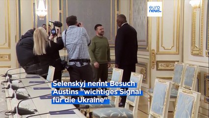 Llyod Austin sichert der Ukraine langfristigen Beistand der USA zu