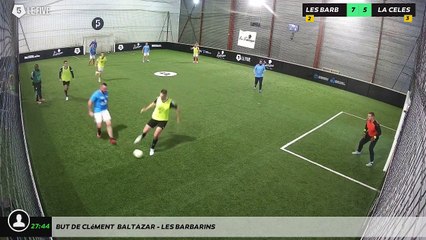 But de Clément  Baltazar - LES BARBARINS
