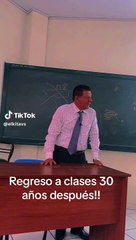 Promoción regresa a clases después de 30 años y usuarios reaccionan: "No cambian"