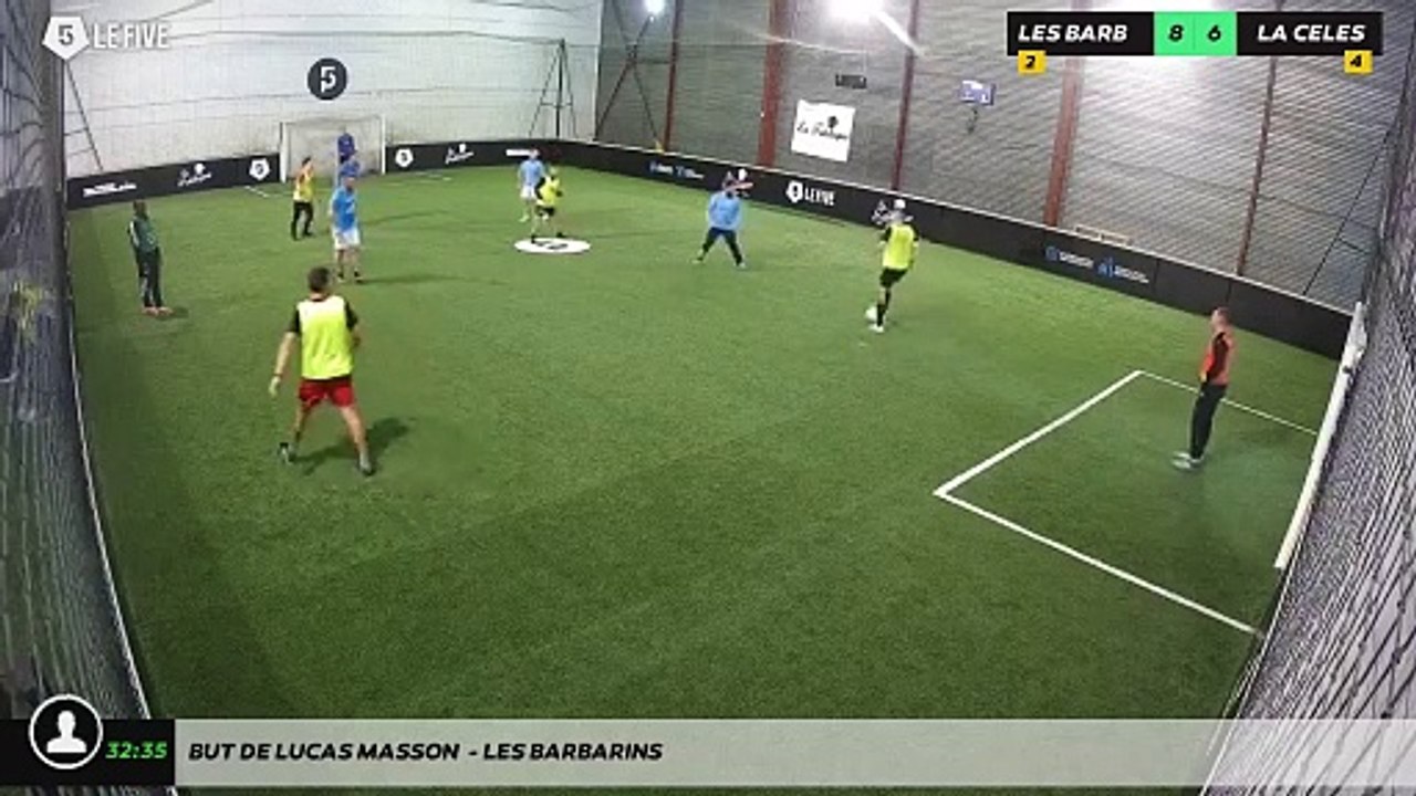 But de Lucas MASSON  - LES BARBARINS