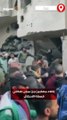 إخلاء مصابين من مبنى سكني قصفه الاحتلال في رفح جنوب قطاع غزة