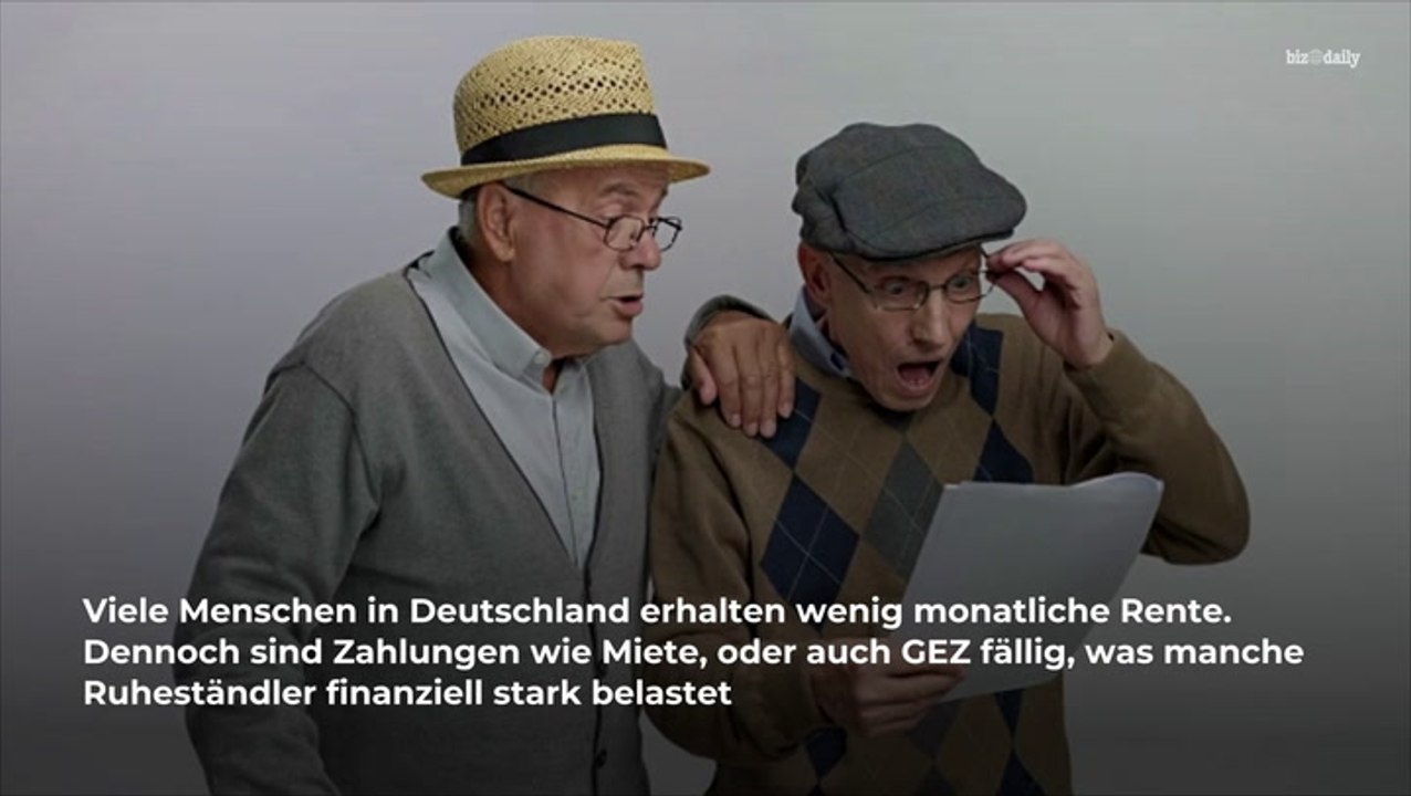 Rente gepfändet: grund dafür ist gez-gebühr