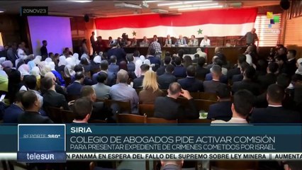 Sirios exigen que se enjuicien a las autoridades de ocupación israelíes