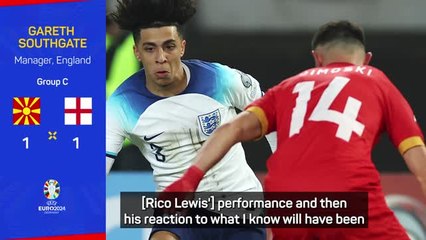 下载视频: Southgate delighted with Rico Lewis' England debut despite conceding penalty