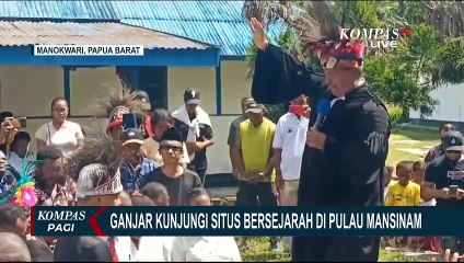 Kunjungi Pulau Mansinam Papua, Ganjar Didoakan Tokoh Agama