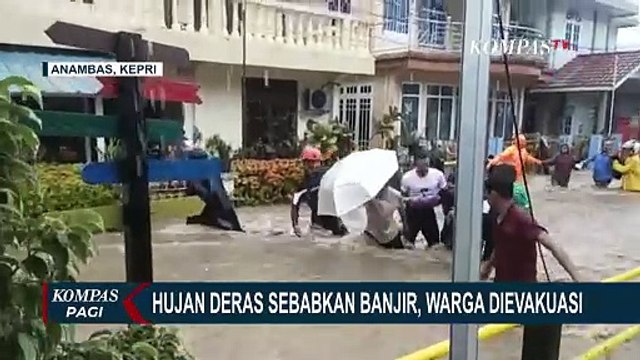 Hujan Deras dan Banjir Terjang Kepulauan Anambas, Ratusan Warga Mengungsi