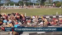 Gaji Tak Dibayar Selama 6 Bulan, Petugas Kebersihan Buang Sampah di Kantor Bupati Seram Bagian Barat