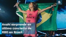 Tras fuerte infección renal, Anahí regresa a los escenarios en concierto con RBD en Brasil