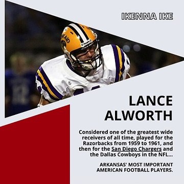 | IKENNA IKE | ARKANSAS’ MOST IMPORTANT AMERICAN FOOTBALL PLAYERS (PART 1) (@IKENNAIKE)