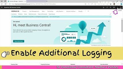 Enable Additional Logging in Business Central