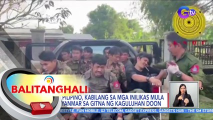 6 na Pilipino, kabilang sa mga inilikas mula sa Myanmar sa gitna ng kaguluhan doon | BT