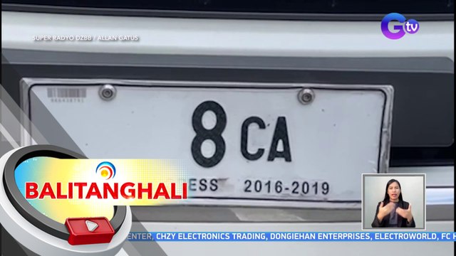 Kamara, pinababawi ang mga expired nang protocol license plate 8 | BT