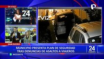 San Isidro presenta plan de seguridad tras denuncias de asaltos a viajeros