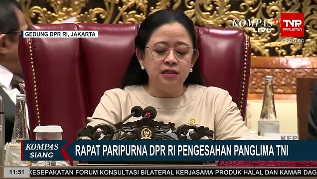 Tok! DPR RI Resmi Sahkan Jenderal Agus Subiyanto Jadi Panglima TNI yang Baru