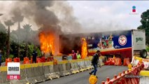 Accidente provoca cierra de la carretera México-Cuernavaca por más de cuatro horas