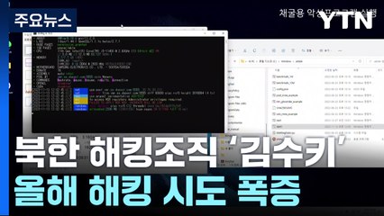 북한 해킹조직 '김수키' 전방위 공격 ..."가상자산 탈취 목적" / YTN