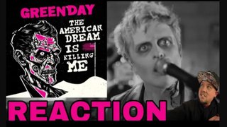 Green Day The American Dream Is Killing Me REACTION , (FIRST TIME HEARING  NEW 2023 SONG) #greenday