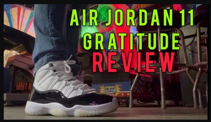 Air Jordan 11 DMP Gratitude Sneaker on feet 2023 Review with sizing