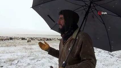 Kars'ta göçerlerin zorlu yolculuğu başladı