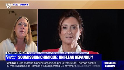 Soumission chimique: la fondatrice de "M'endors pas" se dit "bouleversée" par le témoignage de Sandrine Josso