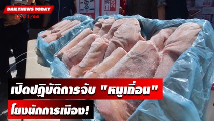 เปิดปฏิบัติการจับ "หมูเถื่อน" โยงนักการเมือง | DAILYNEWSTODAY เดลินิวส์ 21/11/66
