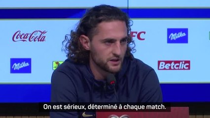 Bleus - Rabiot : "On est sérieux, déterminé à chaque match"