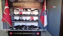 Adana'da silahlı kavga sonrası yapılan baskında 73 ruhsatsız silah ele geçirildi