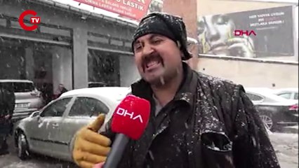 KAR YAĞDI, LASTİKÇİLERDE KIŞ LASTİĞİ KUYRUĞU OLUŞTU