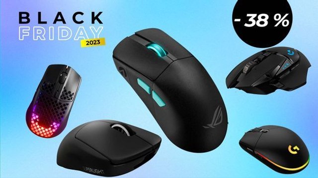 Les meilleures offres de souris gaming à ne pas manquer lors du Black Friday 2023
