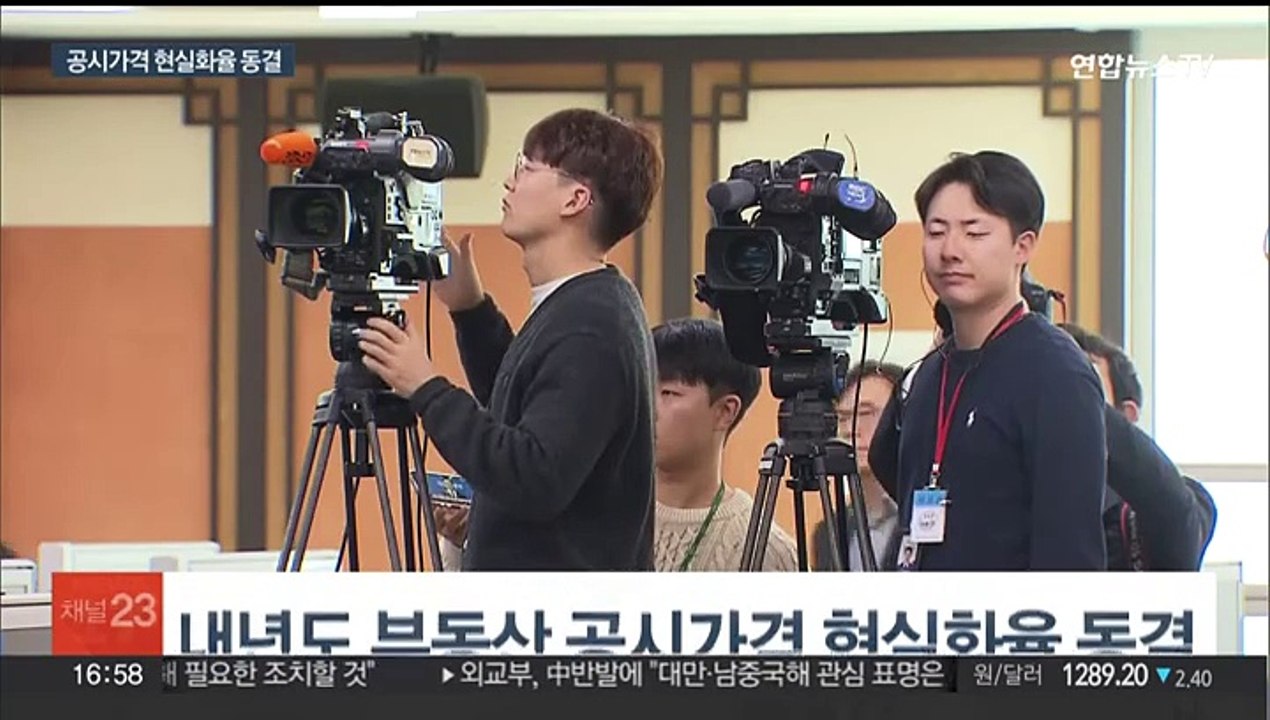 내년 보유세 그대로…부동산 공시가격 현실화율 동결