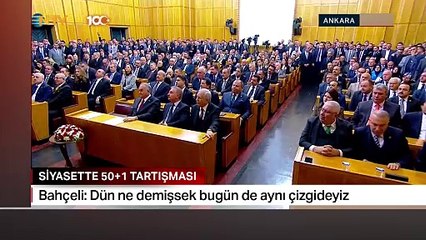 "Erdoğan, Bahçeli'yi sırtından atacak?" diyenlere verdiği yanıt parti grubunu ayağa kaldırdı