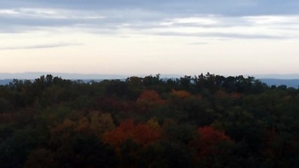Lubuskie: Panorama Karkonoszy widziana z Zielonej Góry