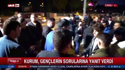 Kurum, gençlerin sorularına yanıt verdi