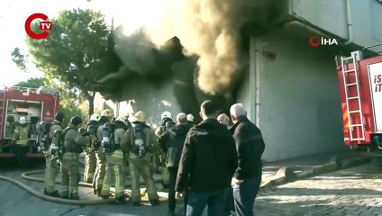 İstanbul Bağcılar’da korkutan yangın