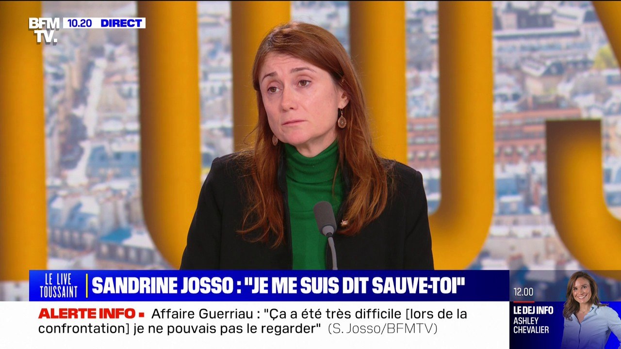 "En parler tout de suite à quelqu'un, partir tout de suite et aller se faire faire une prise de sang": la députée Sandrine Josso s'adresse aux potentielles victimes de soumission chimique