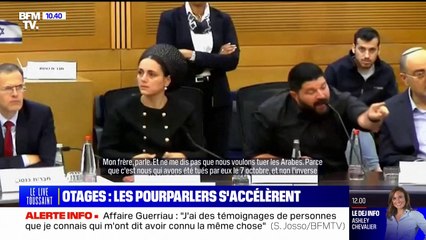 "Vous n'avez pas le monopole de la douleur": échange houleux à la Knesset entre un député israélien et des familles d'otages