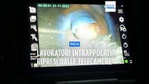 India, per la prima volta un video dei 41 operai intrappolati da dieci giorni nel tunnel crollato