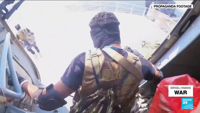 Yemen's Huthi rebels hijack Israeli-linked ship in the Red Sea, 25 crew members hostage