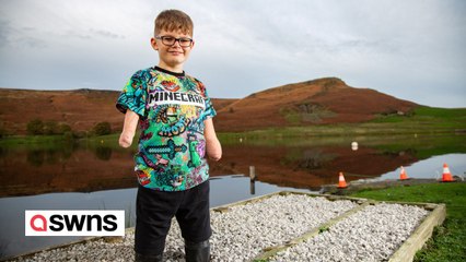 Ten-year-old quad amputee stunned after bringing in over £23,000 for charity