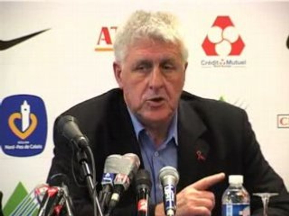 Rclens - psg banderole maire de lens