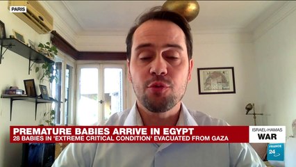 28 premature Gaza babies evacuated to Egypt