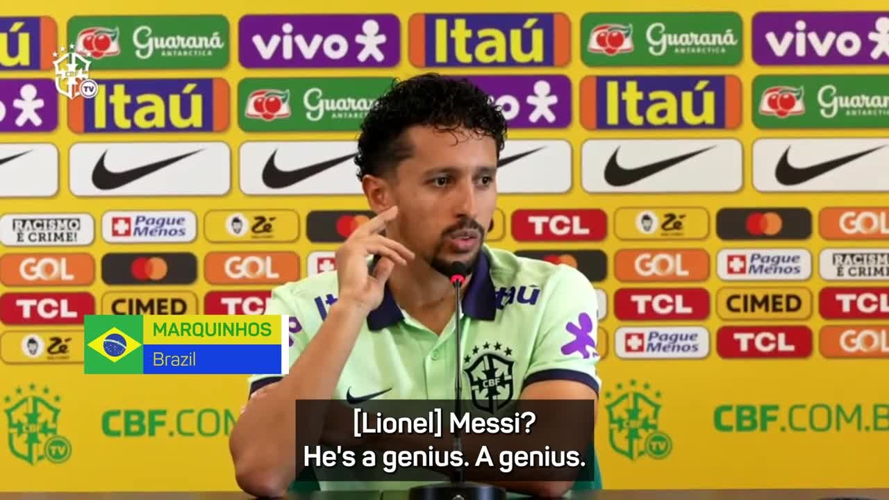 "Messi is a genius, but tomorrow he's an opponent" -Marquinhos