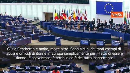 Metsola ricorda la morte di Giulia Cecchettin al Parlamento Ue: Inaccettabile