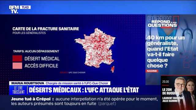 Quand l'État va-t-il faire quelque chose face aux déserts médicaux? BFMTV répond à vos questions