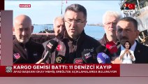 Zonguldak açıklarında batan geminin konumu tespit edildi! Ekipler kayıp 11 personel için harekete geçti