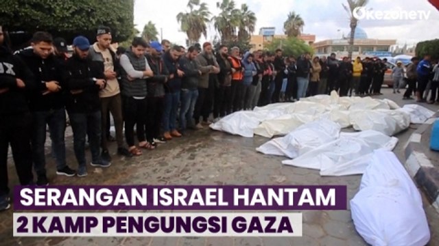 Jenazah dari 2 kamp Pengungsi Dimakamkan di Deir Al Balah