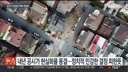 "공정성 해친다"…부동산 공시가 현실화 계획 재검토