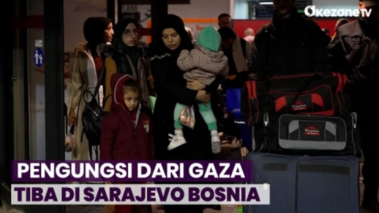 37 Warga Bosnia Mengungsi dari Gaza, Palestina Tiba di Sarajevo Bosnia