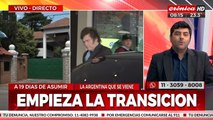 Javier Milei ya está en la Quinta de Olivos